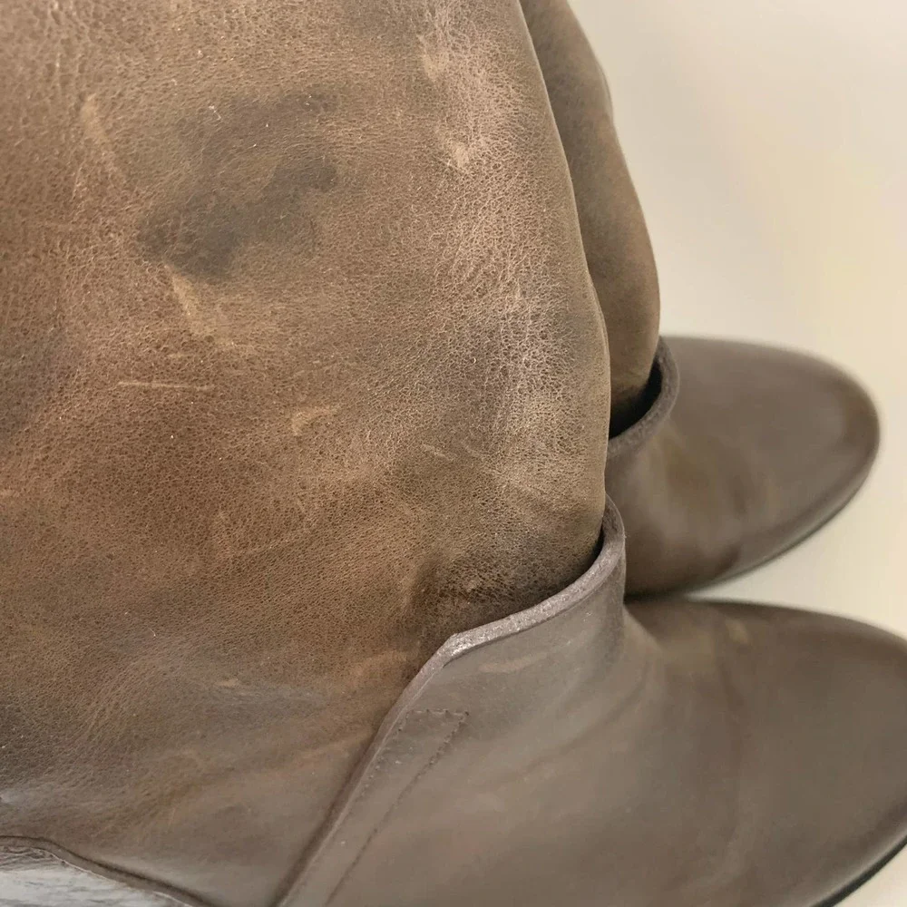 Vince Camuto Bendra Over-the-knee Riding Boots Size 9.5M Leather Brown